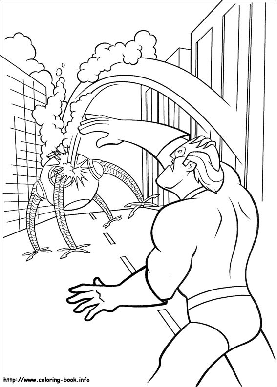 The Incredibles coloring picture